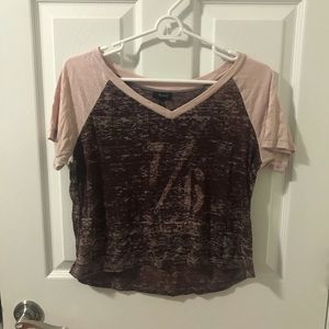 PacSun Baseball Tee Crop Top